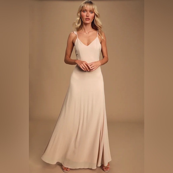 Lulus Dresses & Skirts - Lulus XS Meteoric Rise Blush Maxi Dress